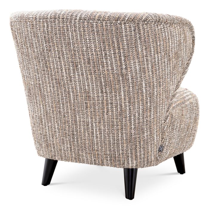Fauteuil en tissu beige | Eichholtz Hydra