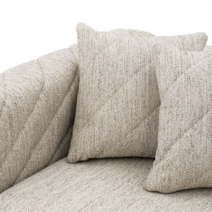 Canapé 2-3 places en tissu greige | Eichholtz Avellino