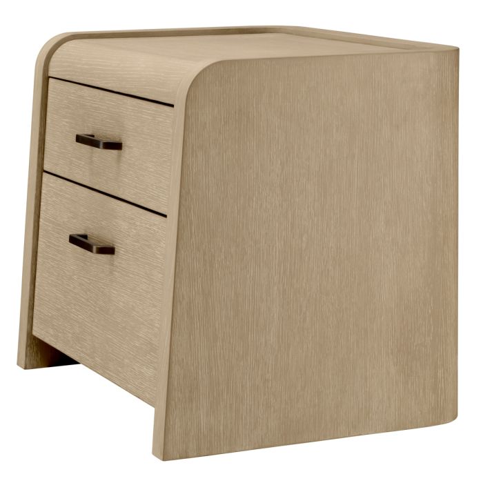 Table de chevet en chêne blanchi | Eichholtz Joane