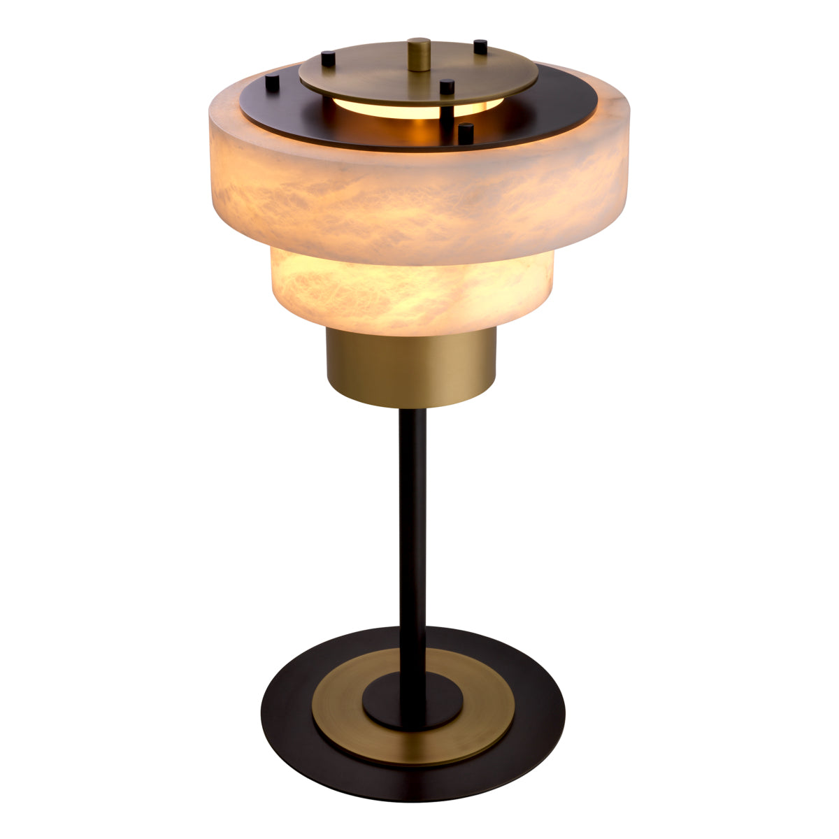 Lampe de table en laiton antique | Eichholtz Zereno - vue d'ambiance | REMO-HOME