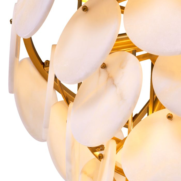 Lustre doré en albâtre | Eichholtz Clementina