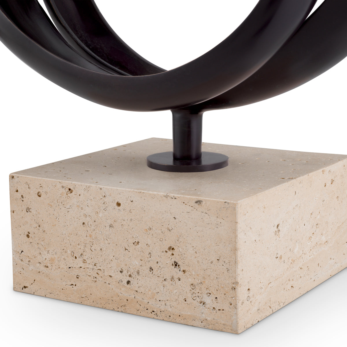 Objet Elena en finition bronze et travertin | Eichholtz Elena - vue d'ambiance | REMO-HOME