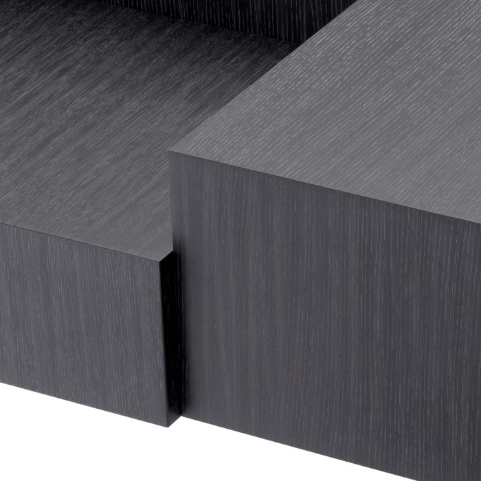 Table basse en chêne anthracite | Eichholtz Nerone
