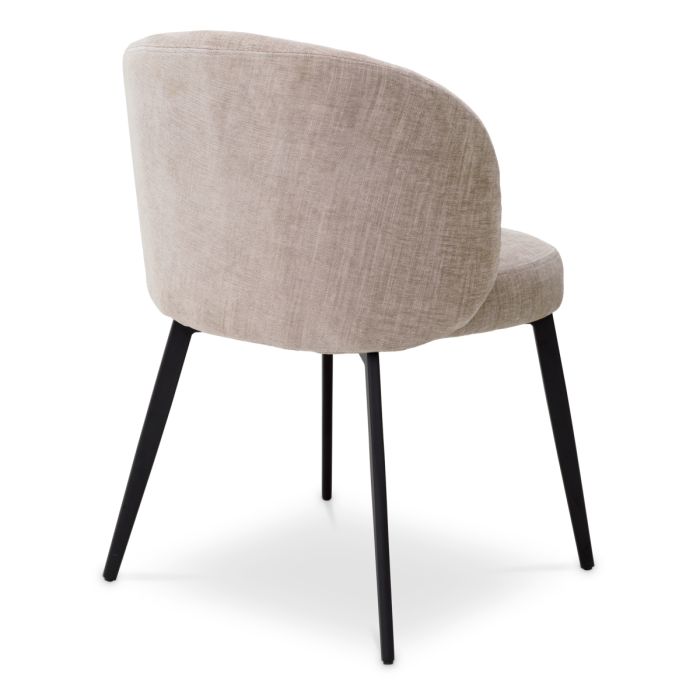 Chaise de salle à manger en tissu gris (lot de 2) | Eichholtz Lloyd