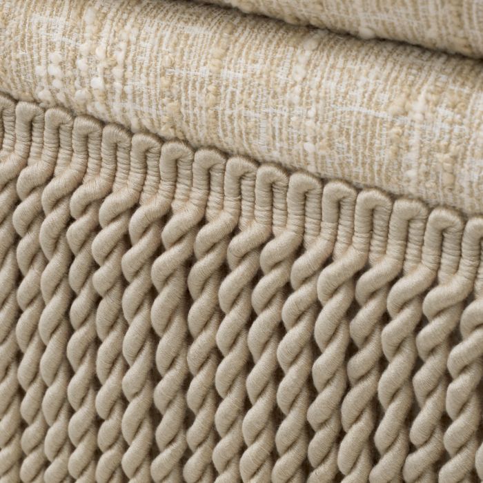 Pouf bouclé beige | Eichholtz Dorantes