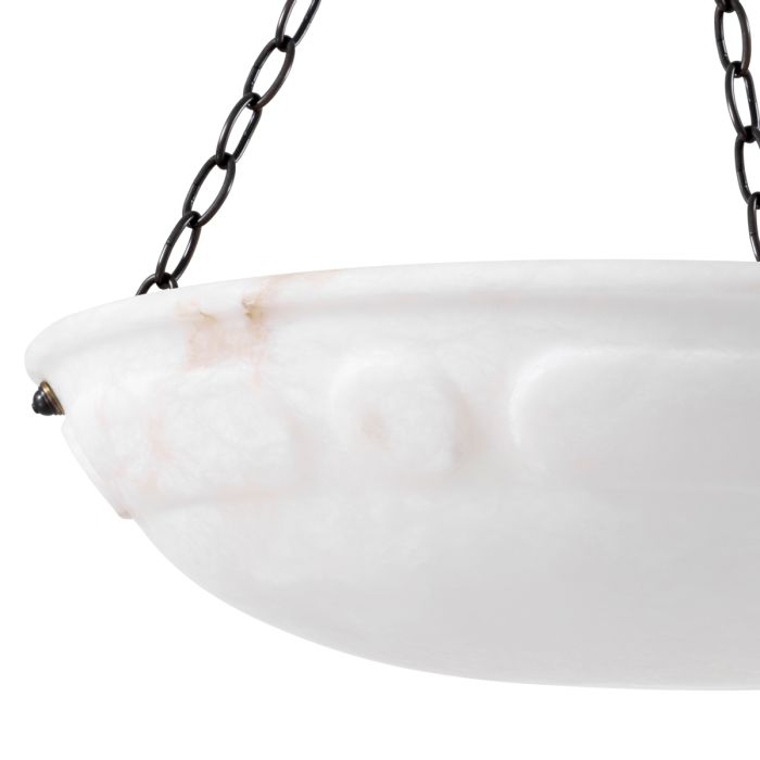 Lustre en bronze et albâtre | Eichholtz Novara