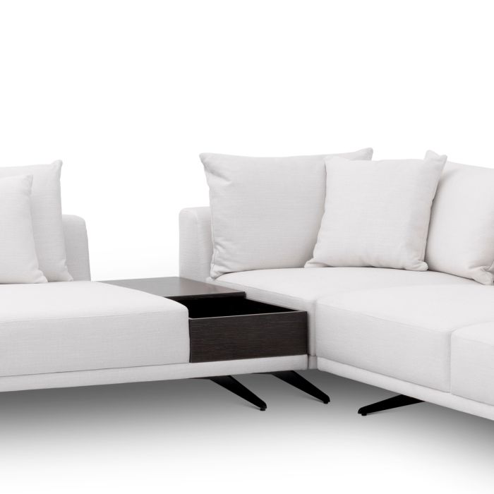 Canapé 4-5 places en tissu blanc | Eichholtz Endless