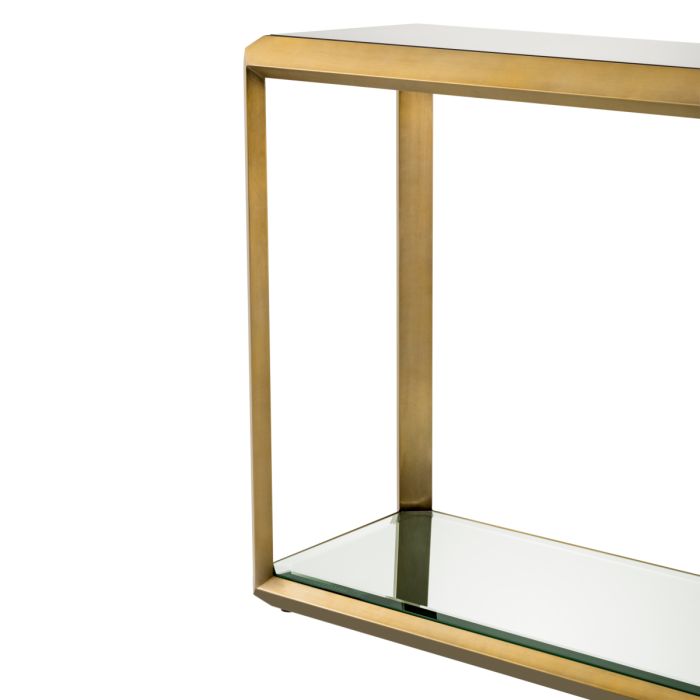 Console dorée en verre fumé | Eichholtz Callum