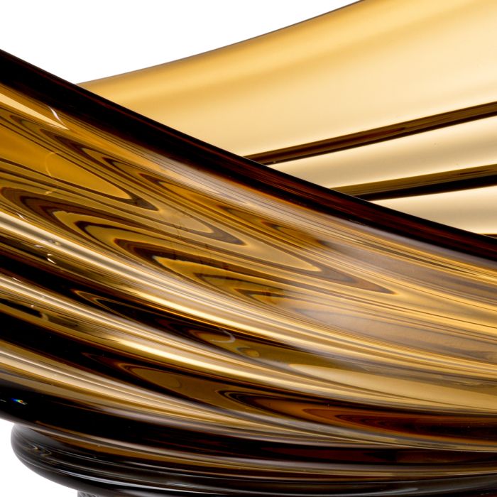 Vide poche en verre soufflé jaune | Eichholtz Pheadra L