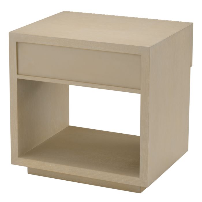 Table de chevet en chêne blanchi | Eichholtz Dimitrios