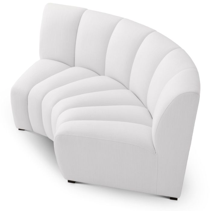 Module d'angle en tissu blanc | Eichholtz Lando