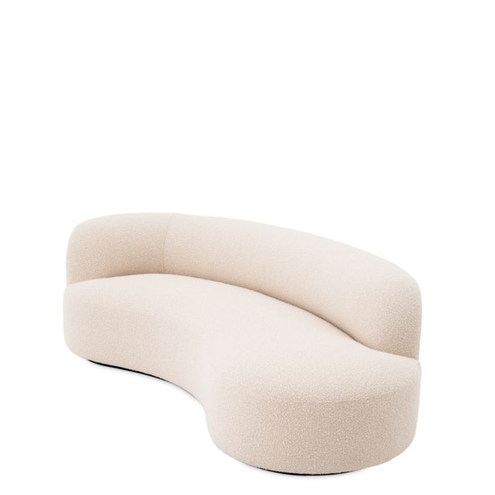 Canapé 2-3 places bouclé crème | Eichholtz Morten