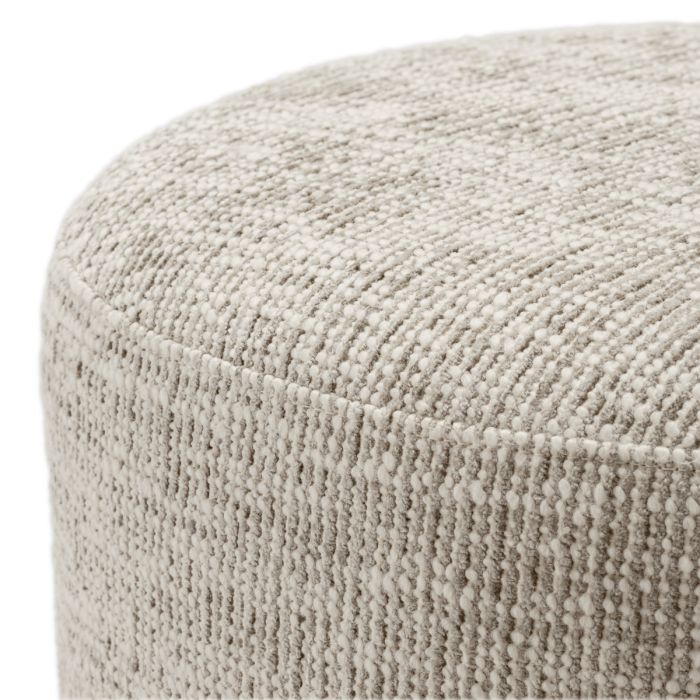 Pouf en tissu beige | Eichholtz Greer