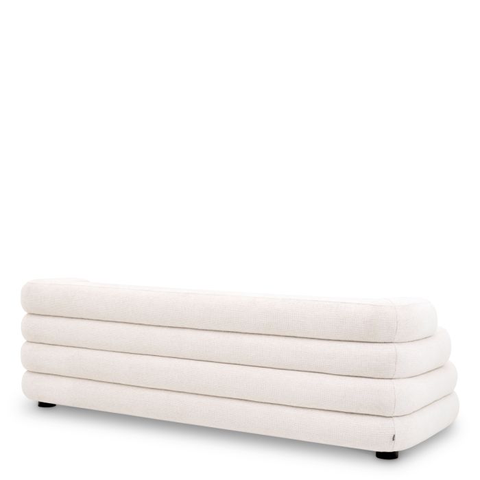 Canapé 2-3 places en tissu blanc cassé | Eichholtz Malaga S