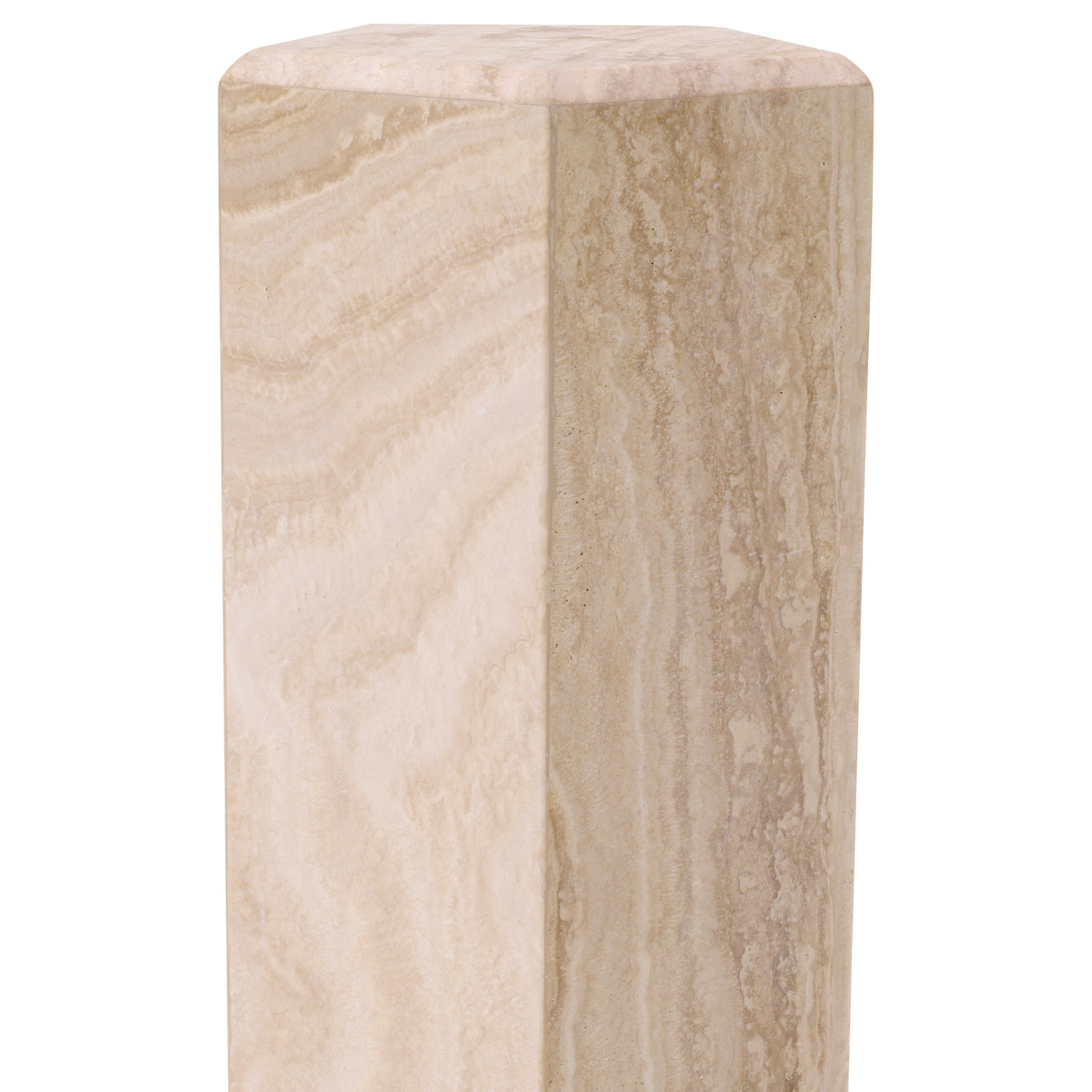 Colonne en travertin | Eichholtz Cuneo L - vue d'ambiance | REMO-HOME
