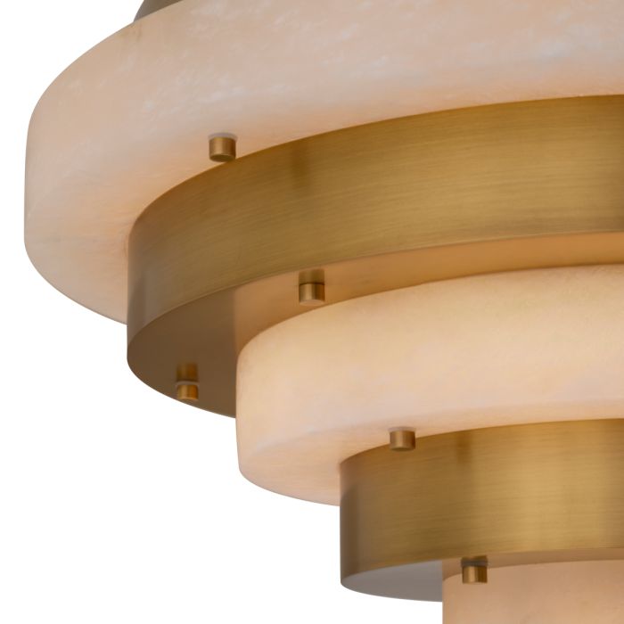Lustre doré en albâtre | Eichholtz Lazzari