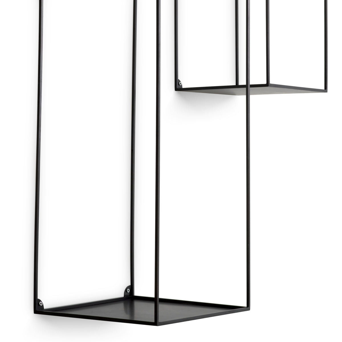Étagère murale rectangulaire noire set de 2 | Eichholtz Deco - vue d'ambiance | REMO-HOME