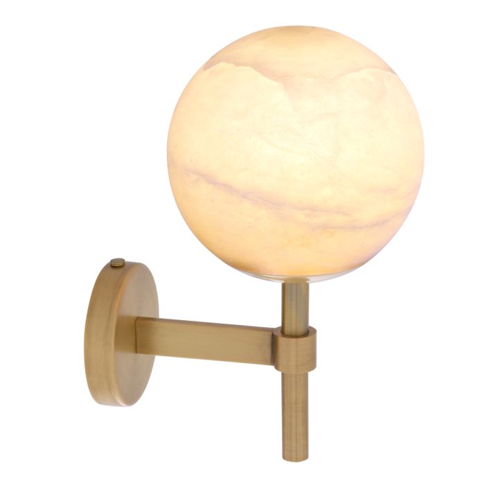 Applique murale dorée en albâtre | Eichholtz Jade