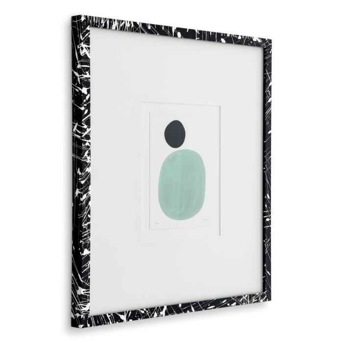 Illustrations en bois noir et blanc (lot de 4) | Eichholtz Ravagni