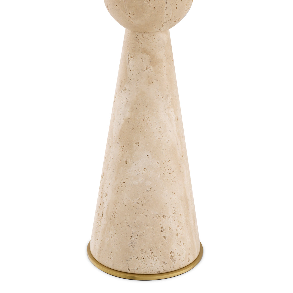 Lampe de table en travertin avec abat-jour | Eichholtz Novak - vue d'ambiance | REMO-HOME