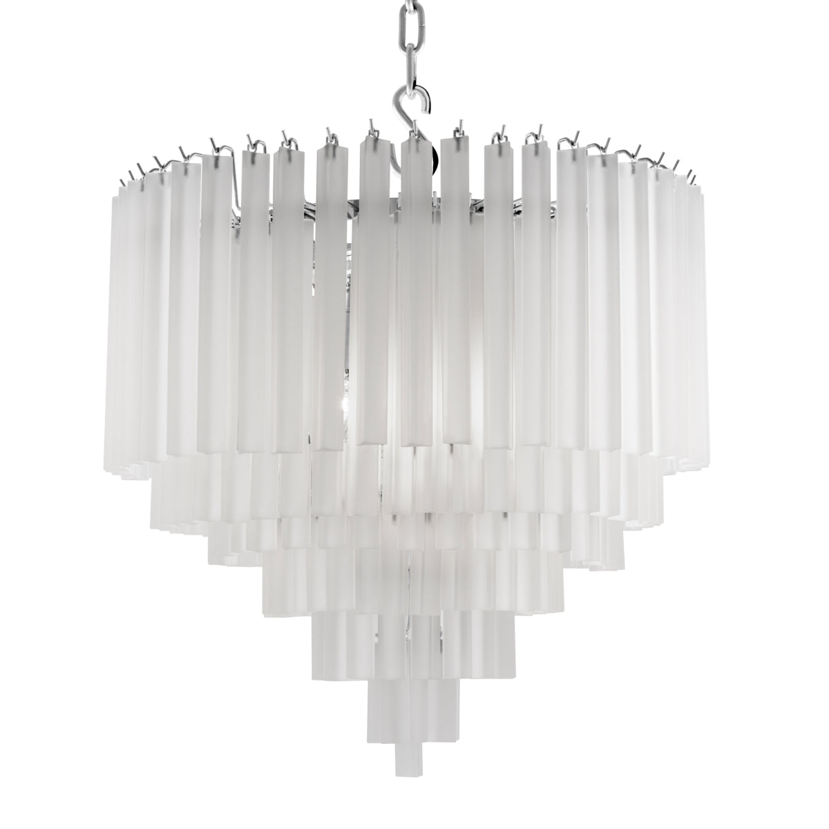 Chandelier en verre dépoli | Eichholtz Nova - vue d'ambiance | REMO-HOME