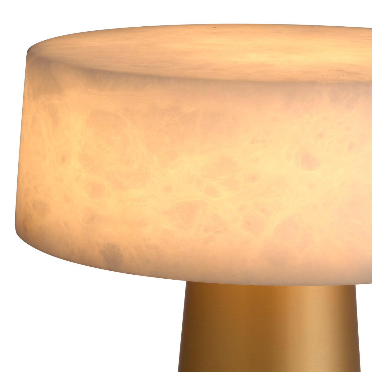 Lampe de table en laiton antique et albâtre | Eichholtz Cinco - vue d'ambiance | REMO-HOME