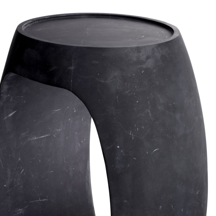 Table d'appoint en marbre noir | Eichholtz Clipper High