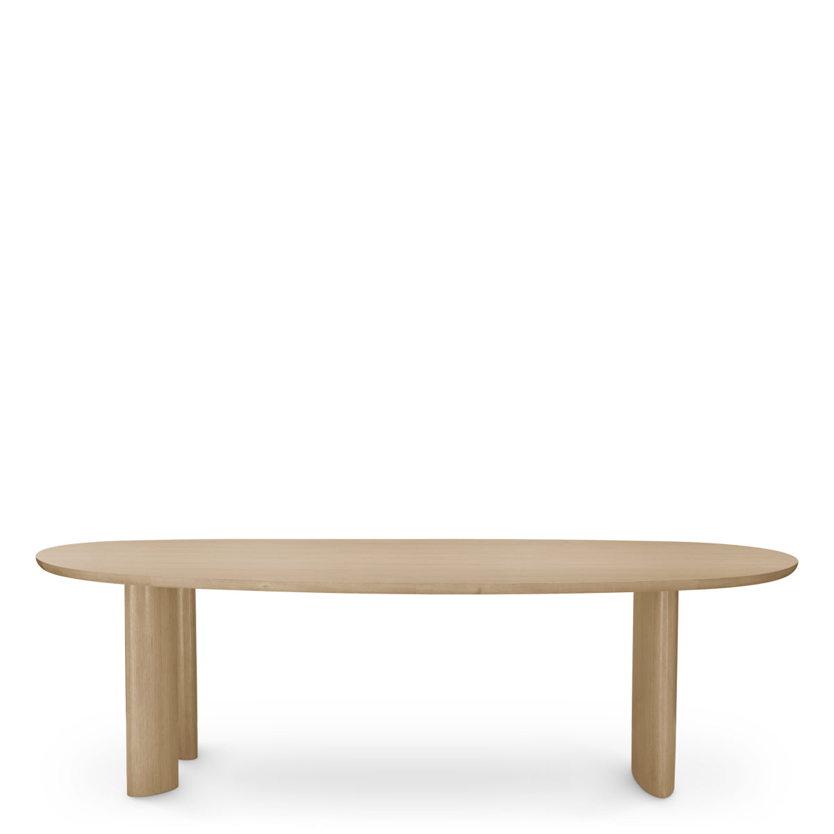 Table de salle à manger en placage chêne naturel | Eichholtz Lindner - vue d'ambiance | REMO-HOME