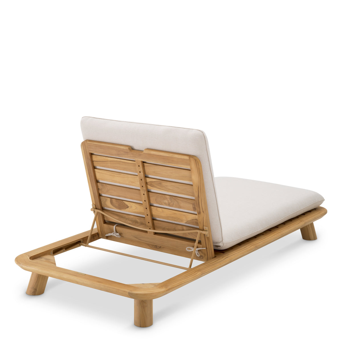 Lit de jour d'extérieur en teck naturel | Eichholtz Weston Single - vue d'ambiance | REMO-HOME