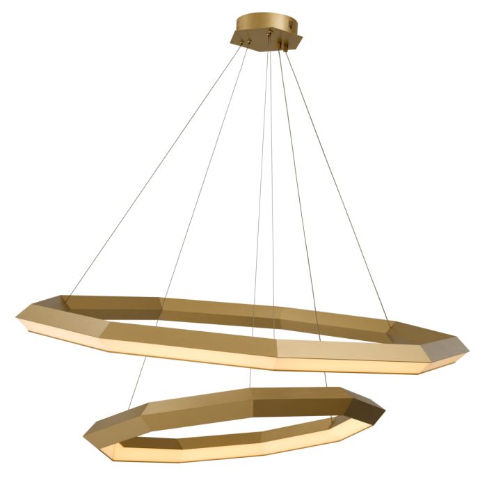 Lustre doré en verre | Eichholtz Helvetica L