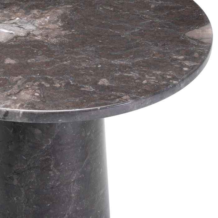 Table d'appoint en marbre gris | Eichholtz Terry