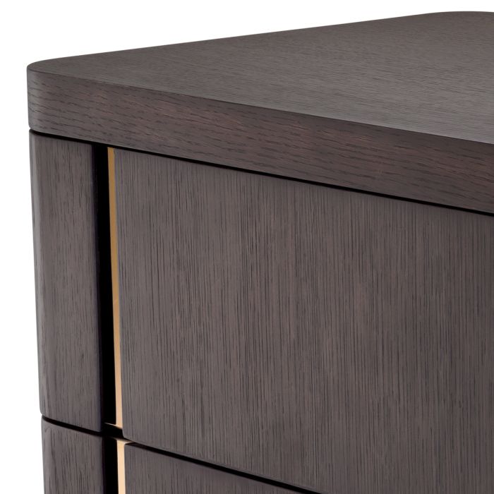 Table de chevet en chêne moka | Eichholtz Modesto