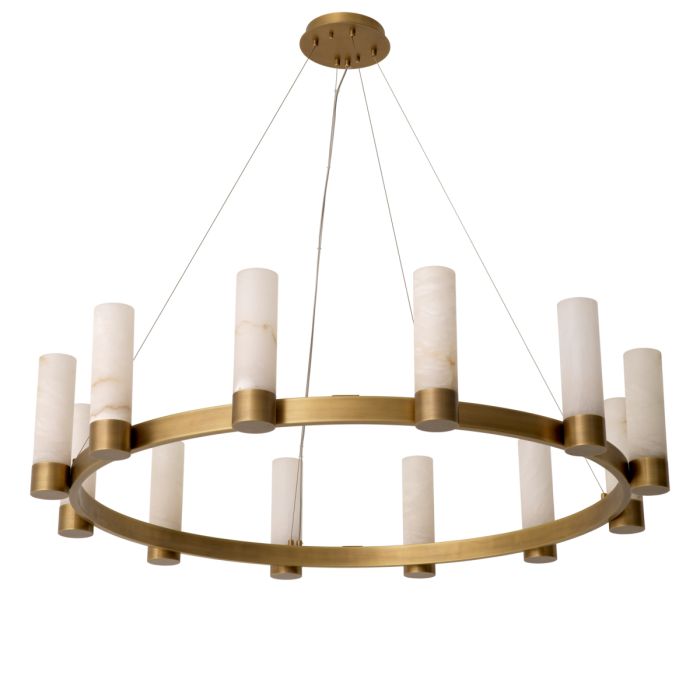 Lustre doré en albâtre | Eichholtz Castro