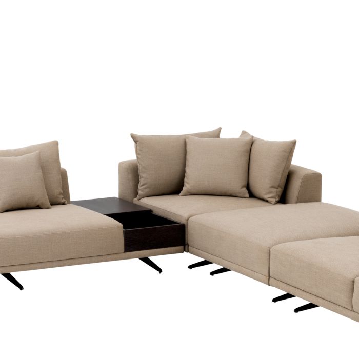 Canapé 4-5 places en tissu marron | Eichholtz Endless