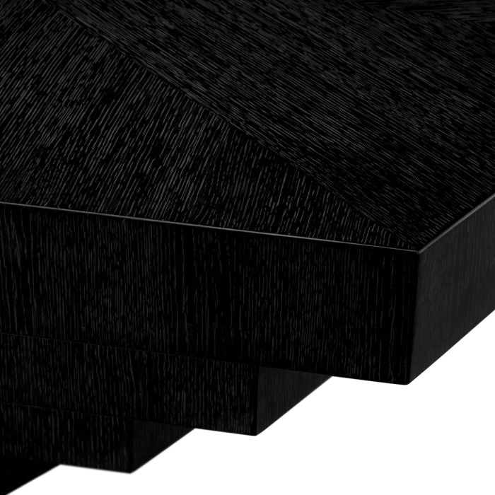 Table basse en chêne anthracite | Eichholtz Vezio