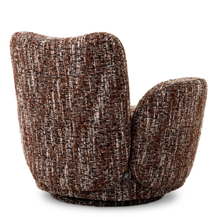 Fauteuil bouclé rouge | Eichholtz Merida