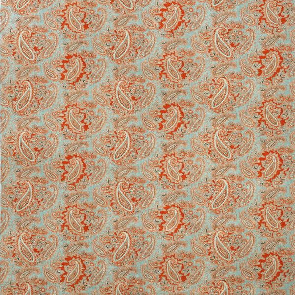 Tissu d'ameublement Gazebo Duck Egg Outdoor Blue/Orange | Andrew Ma... - vue principale | REMO-HOME