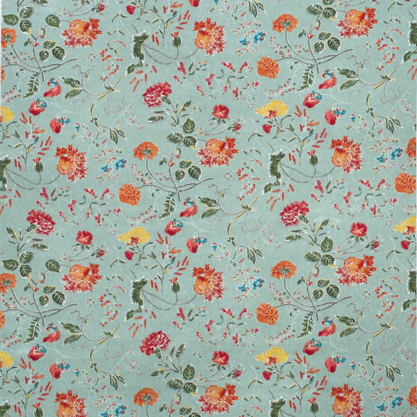 Tissu d'ameublement Wild Wood Duck Egg Outdoor | Andrew Martin - vue principale | REMO-HOME