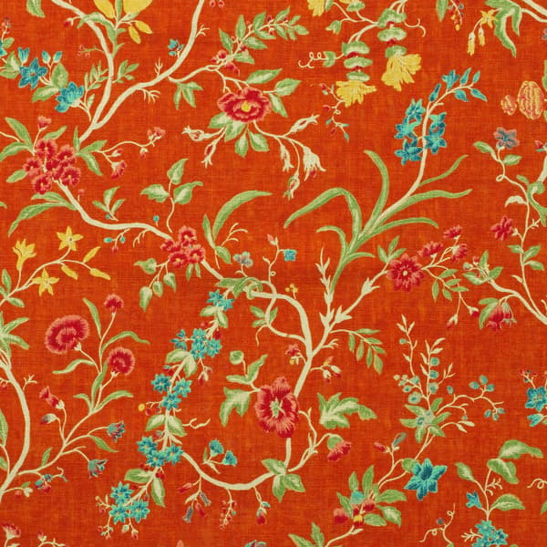 Tissu d'ameublement Ramble Pumpkin | Andrew Martin - vue de détail | REMO-HOME