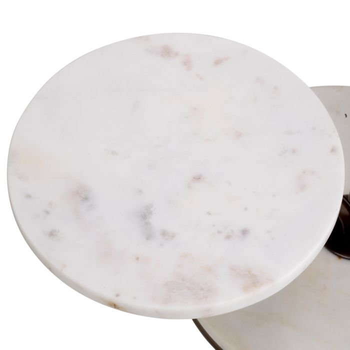 Présentoir en marbre blanc | Eichholtz Anza
