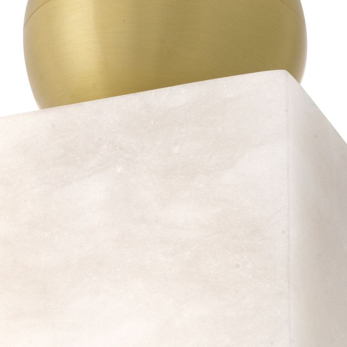 Suspension carrée dorée en albâtre | Eichholtz Etruscan