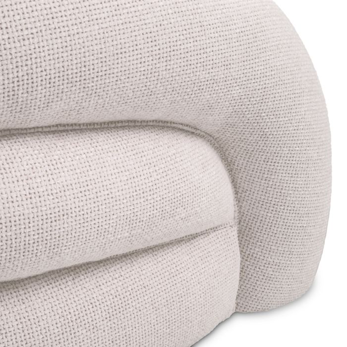 Canapé 3 places en tissu blanc cassé | Eichholtz Novelle
