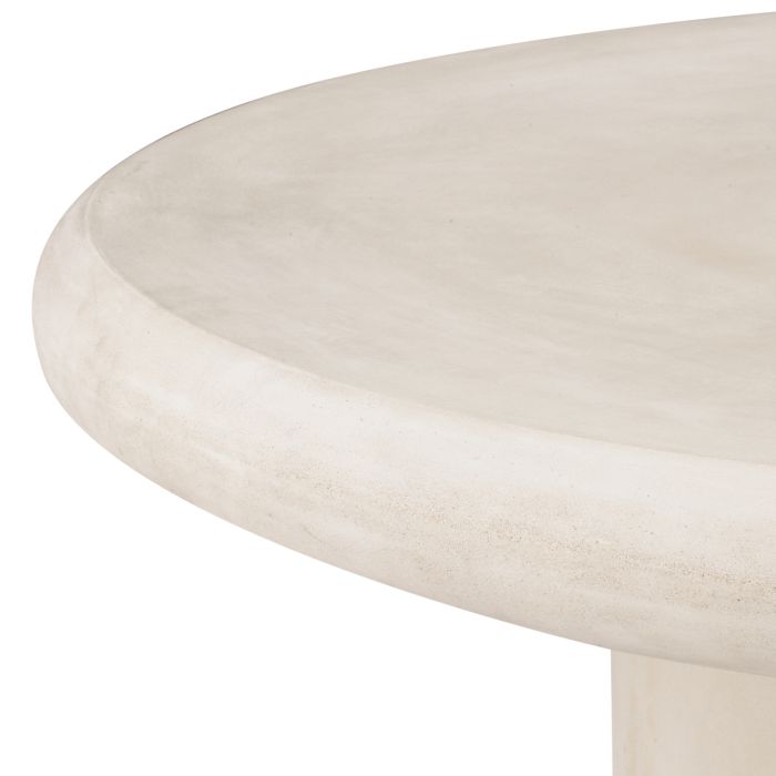 Table basse extérieur en béton crème | Eichholtz Erato