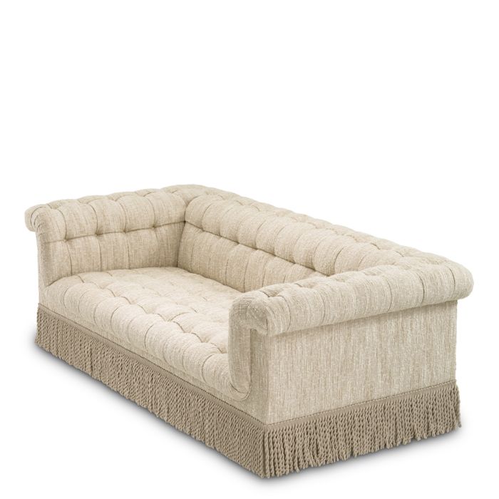 Canapé 2-3 places bouclé beige | Eichholtz Dorantes
