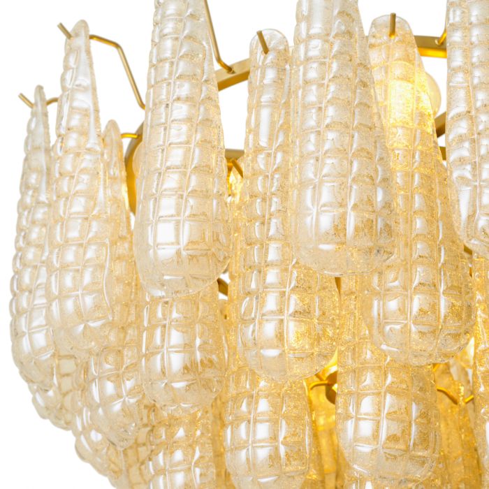 Lustre doré et verre champagne | Eichholtz Chaves S