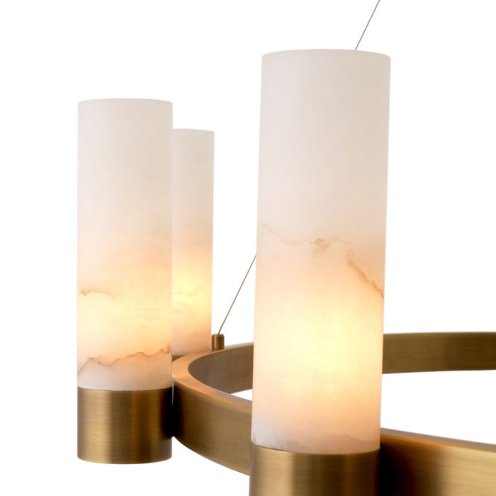 Lustre doré en albâtre | Eichholtz Castro