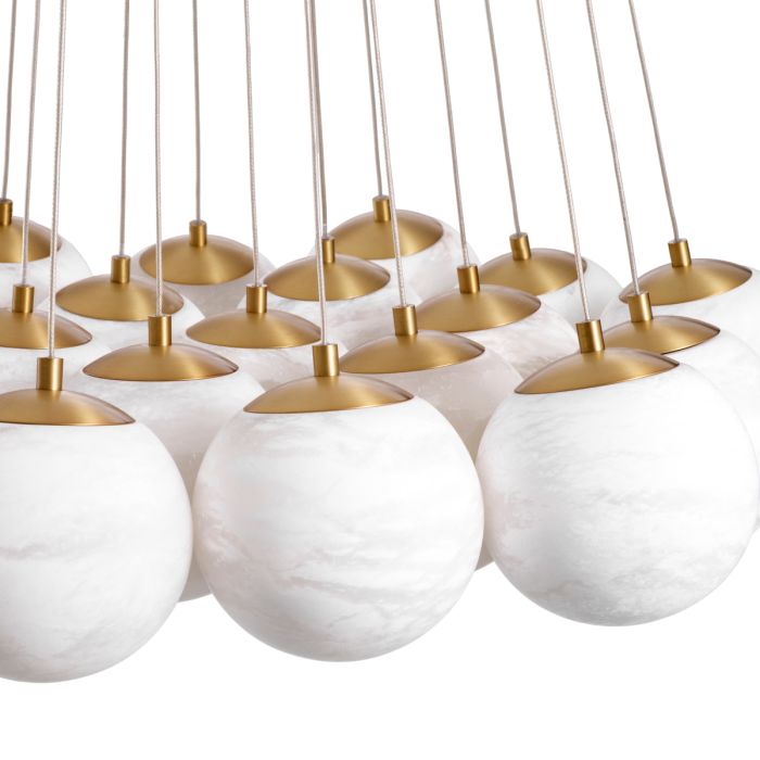 Lustre doré en albâtre | Eichholtz Sphinx L