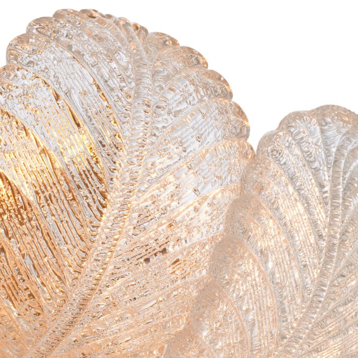 Lustre doré en verre texturé | Eichholtz Cabrillo