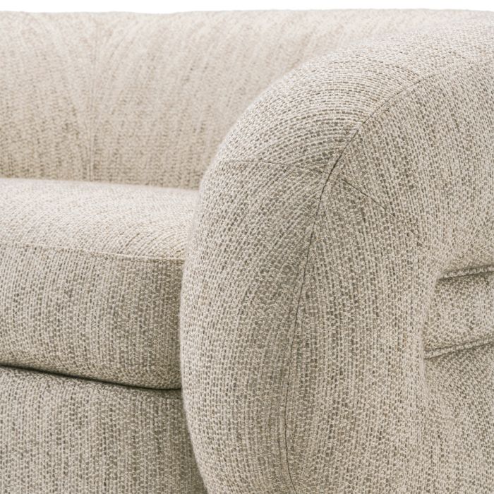 Fauteuil en tissu greige | Eichholtz Cosenza