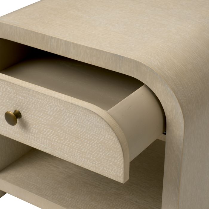 Table de chevet en chêne blanchi | Eichholtz Rhodes